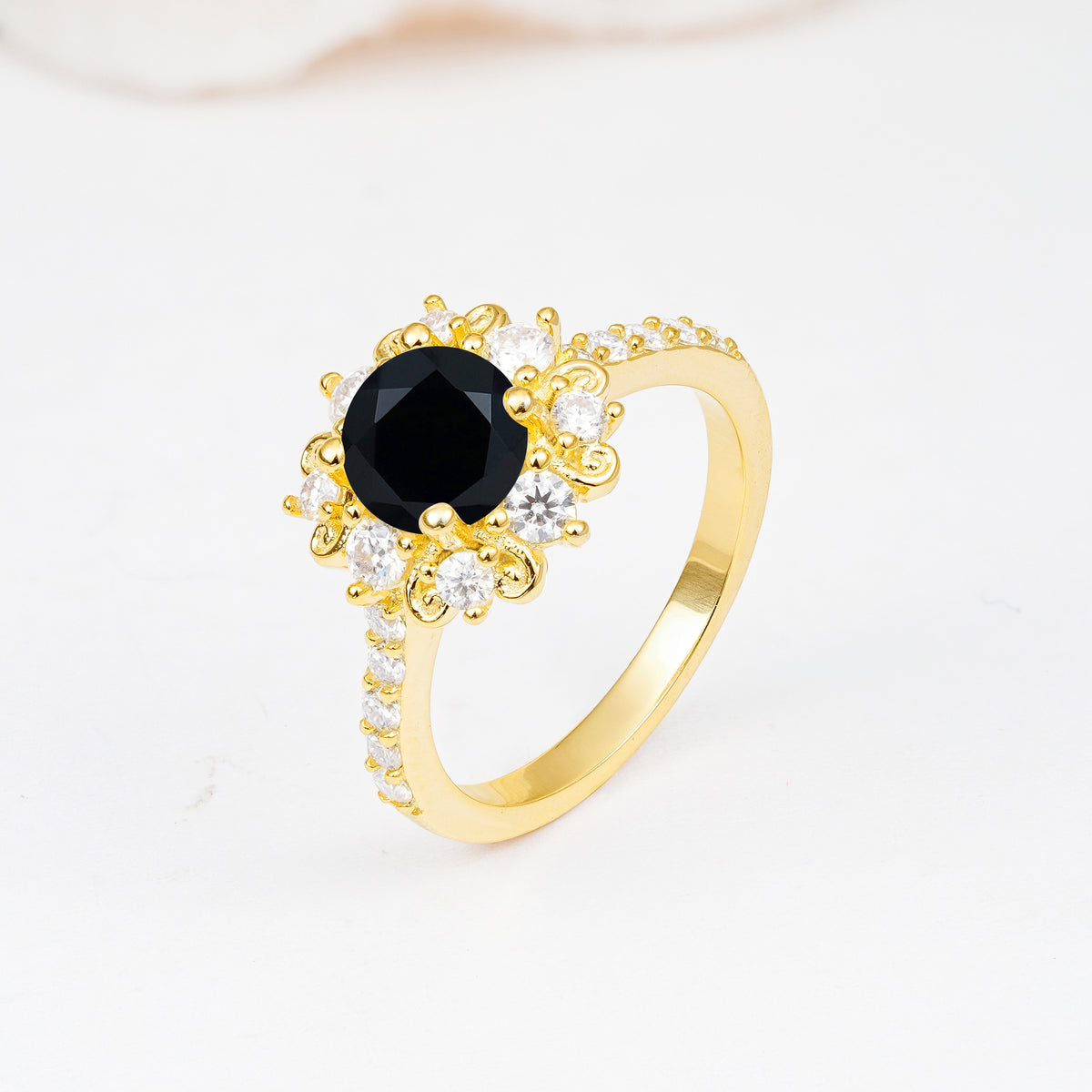SR12539 Black Onyx Ring - Additional view