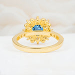 SR12539 Aquamarine Ring - Additional view