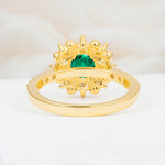 SR12539 Emerald Ring - Additional view