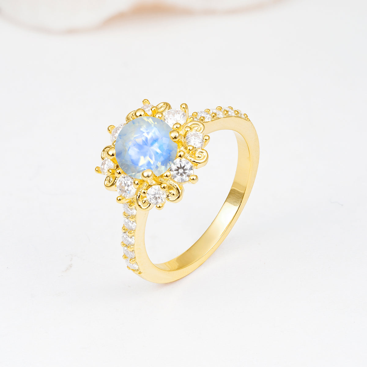 SR12539 Moonstone Ring - Additional view