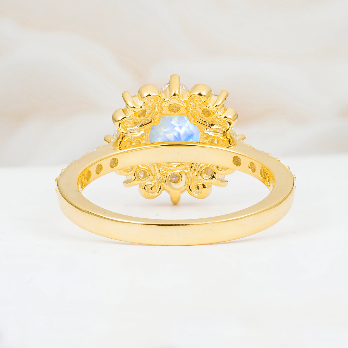 SR12539 Moonstone Ring - Additional view