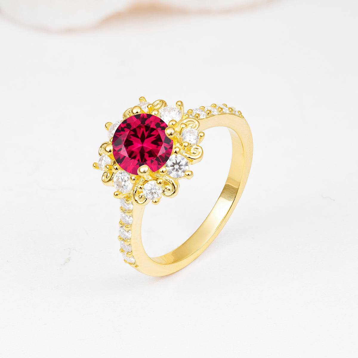 SR12539 Ruby Ring - Additional view