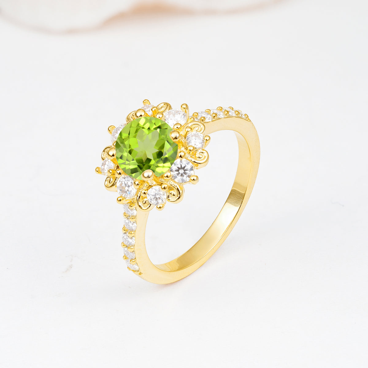 SR12539 Peridot Ring - Additional view