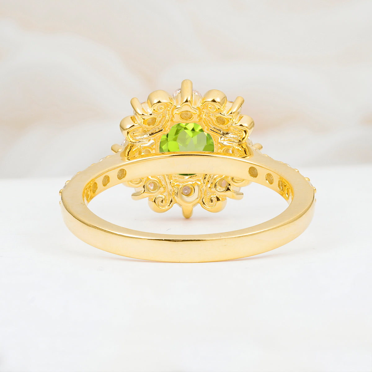SR12539 Peridot Ring - Additional view
