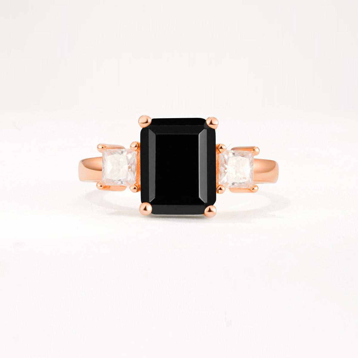 SR12583 Black Onyx Ring - Additional view
