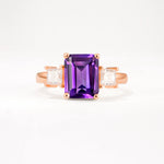 SR12583 Amethyst Ring - Additional view