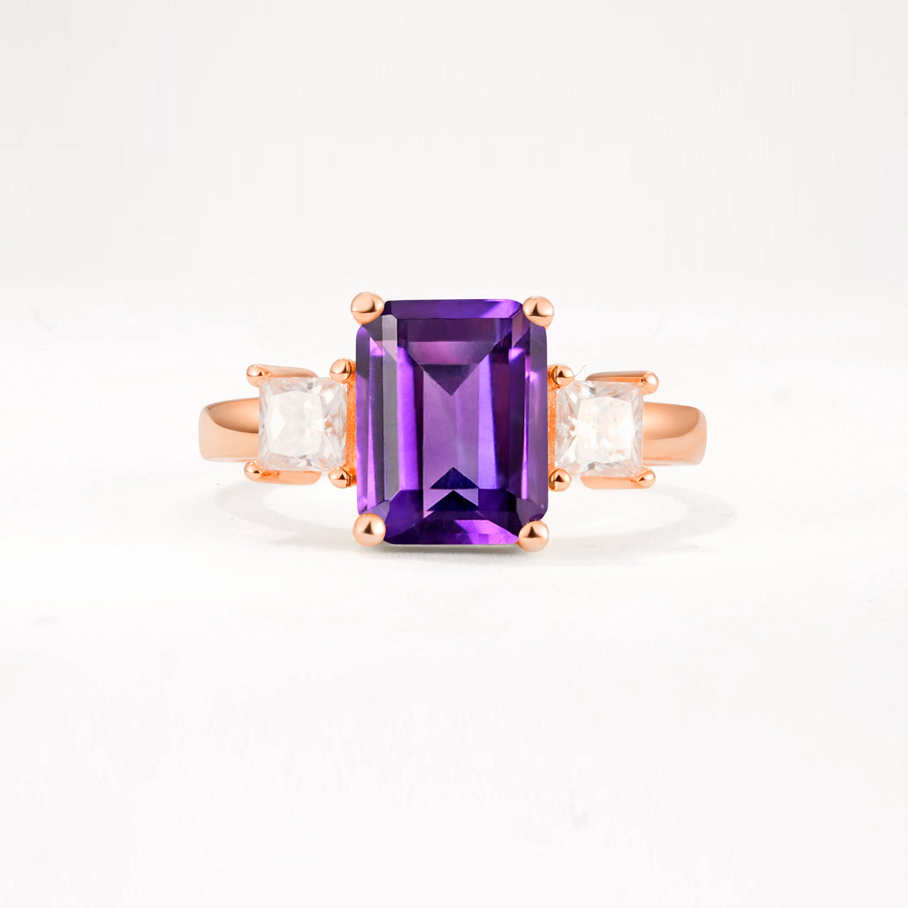 SR12583 Amethyst Ring - Additional view