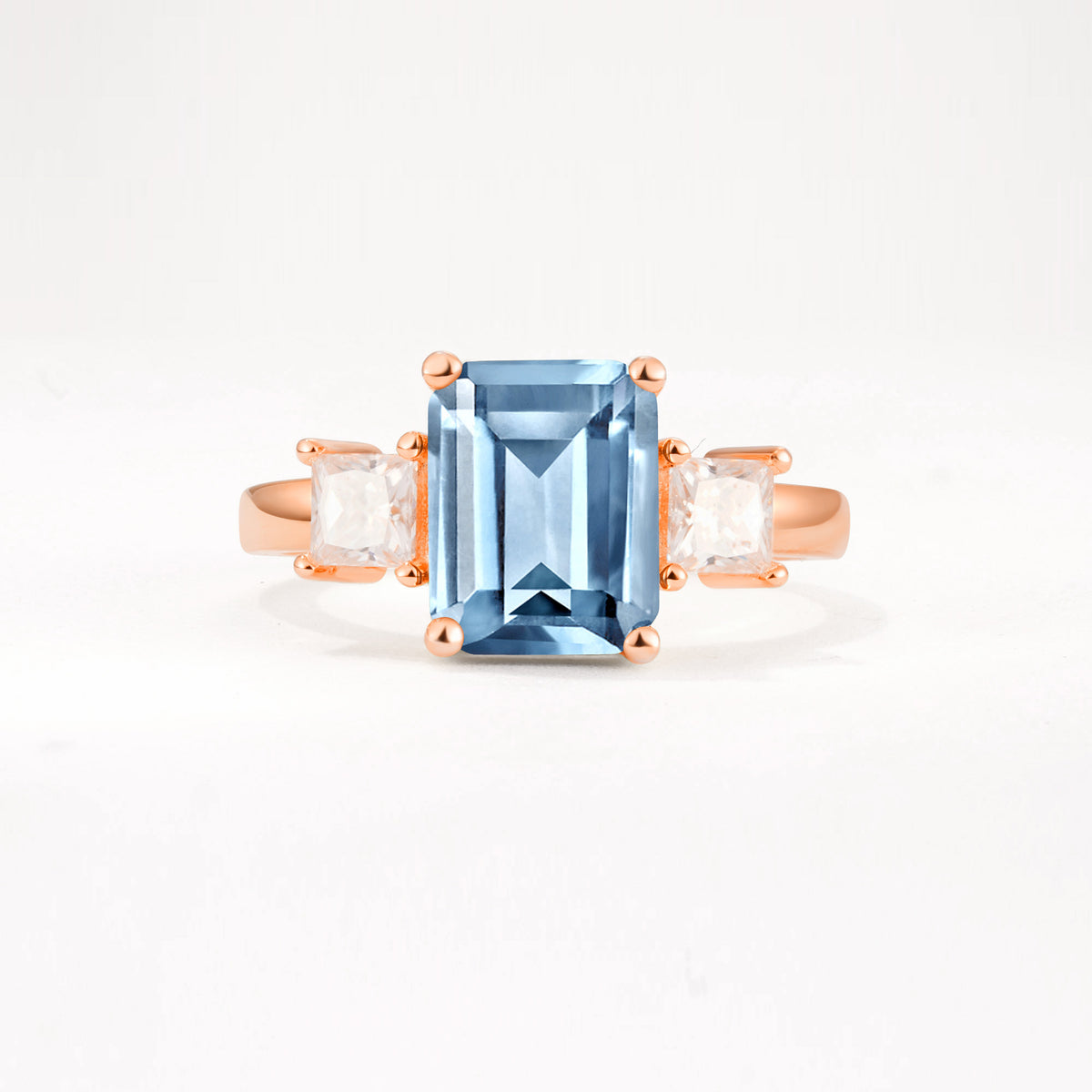 SR12583 Aquamarine Ring - Additional view