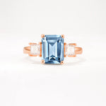 SR12583 Aquamarine Ring - Additional view
