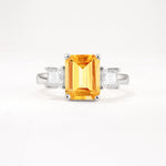 SR12583 Citrine Ring - Additional view