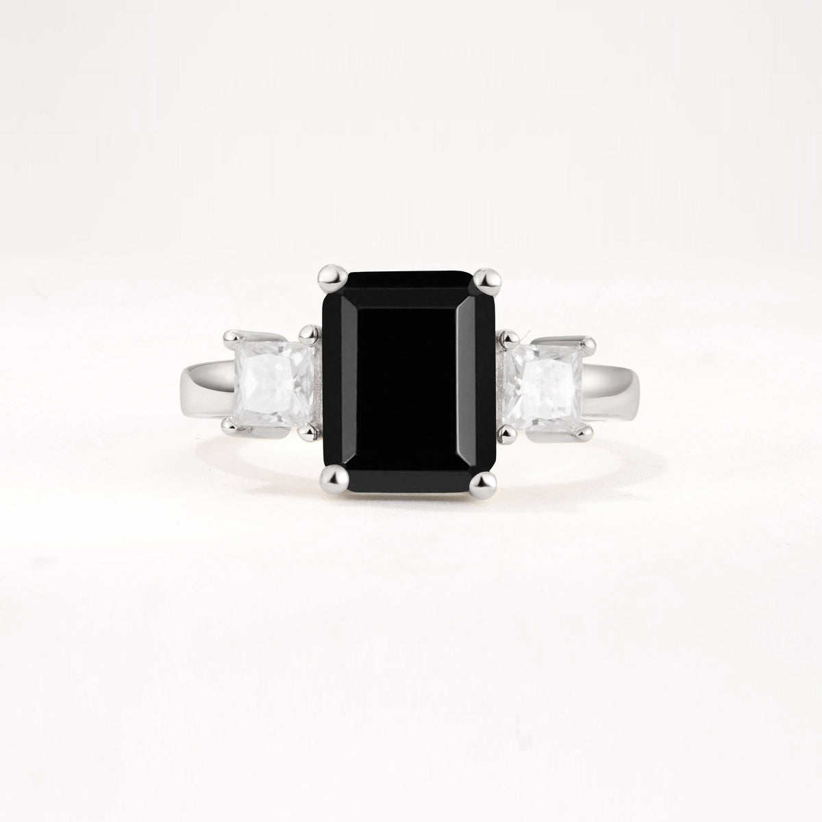 SR12583 Black Onyx Ring - Additional view