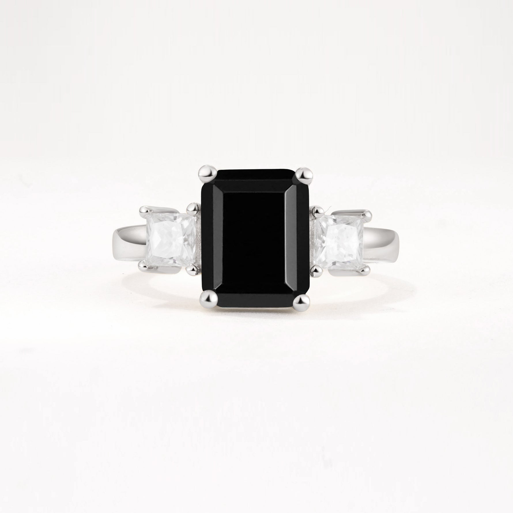 SR12583 Black Onyx Ring - Additional view