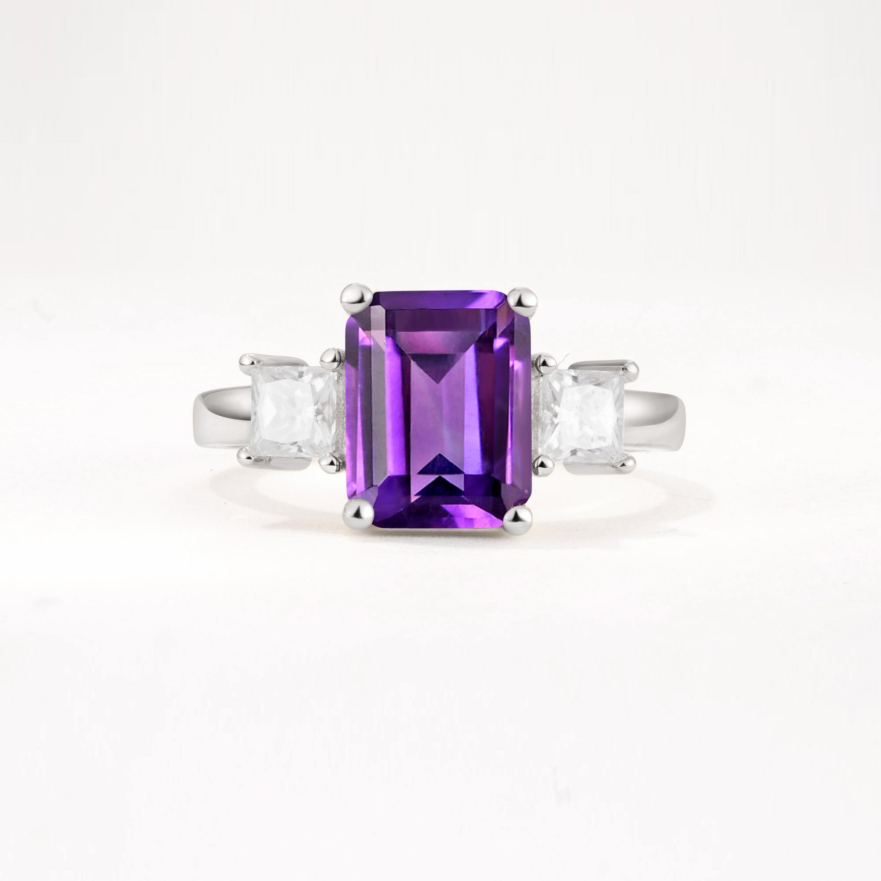 SR12583 Amethyst Ring - Additional view