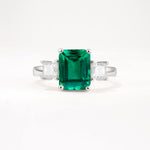 SR12583 Emerald Ring - Additional view