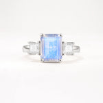 SR12583 Moonstone Ring - Additional view