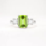 SR12583 Peridot Ring - Additional view