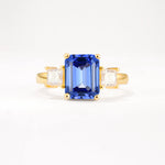 SR12583 Sapphire Ring - Yellow-Gold
