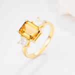 SR12583 Citrine Ring - Additional view