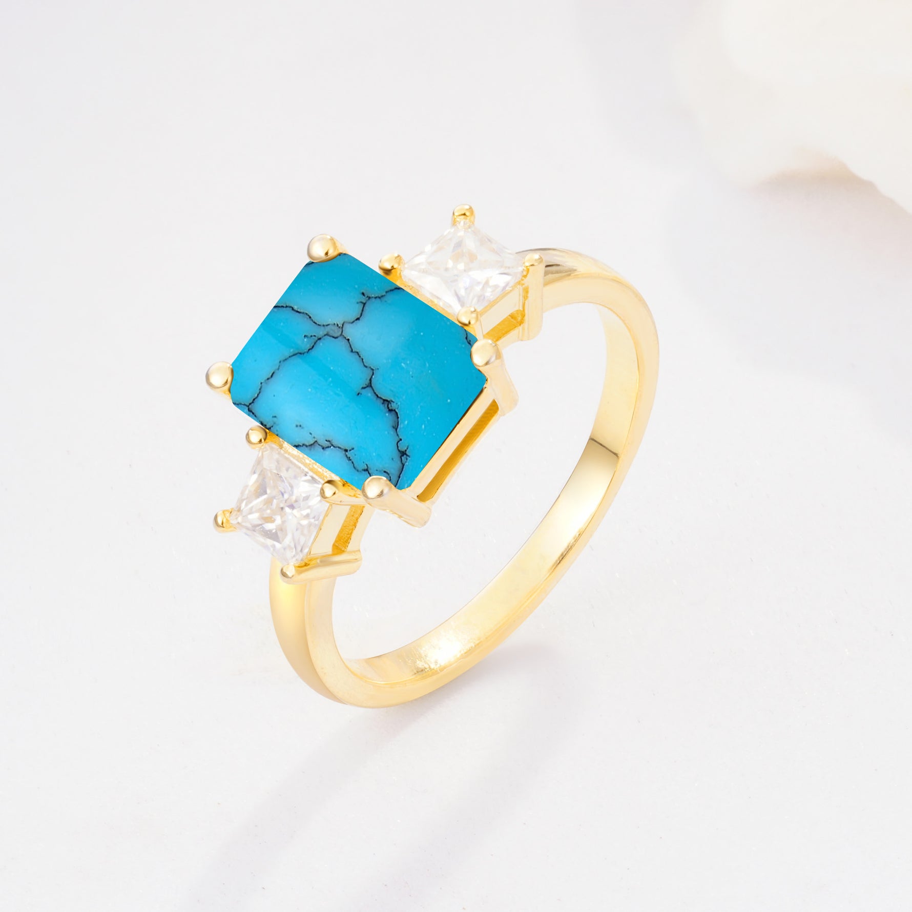 SR12583 Turquoise Ring - Additional view