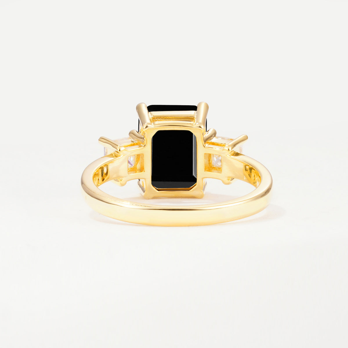 SR12583 Black Onyx Ring - Additional view