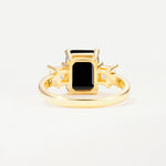 SR12583 Black Onyx Ring - Additional view
