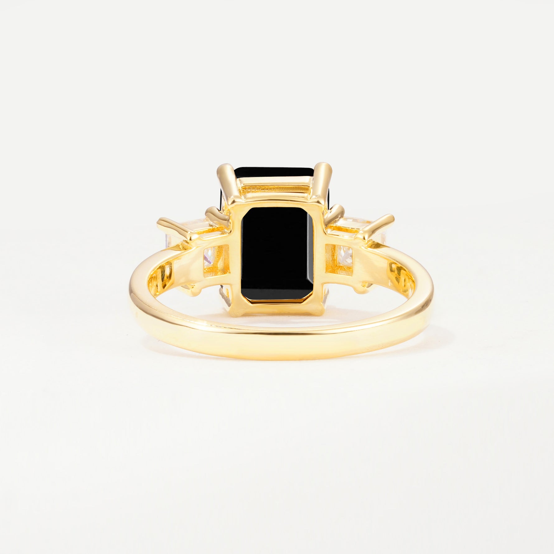 SR12583 Black Onyx Ring - Additional view