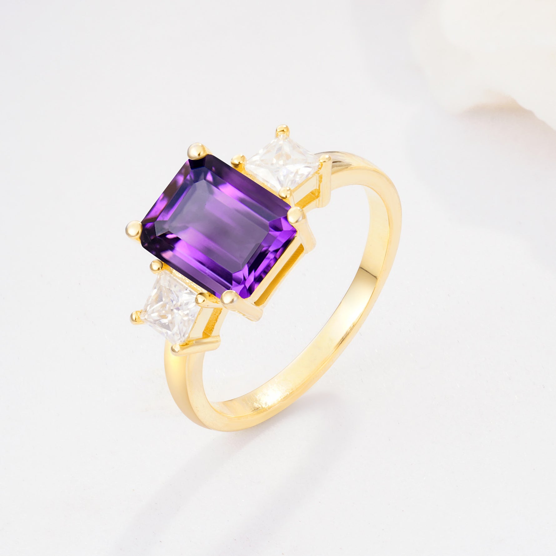 SR12583 Amethyst Ring - Additional view