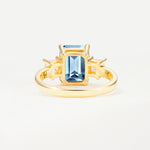 SR12583 Aquamarine Ring - Additional view