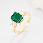SR12583 Emerald Ring - Additional view