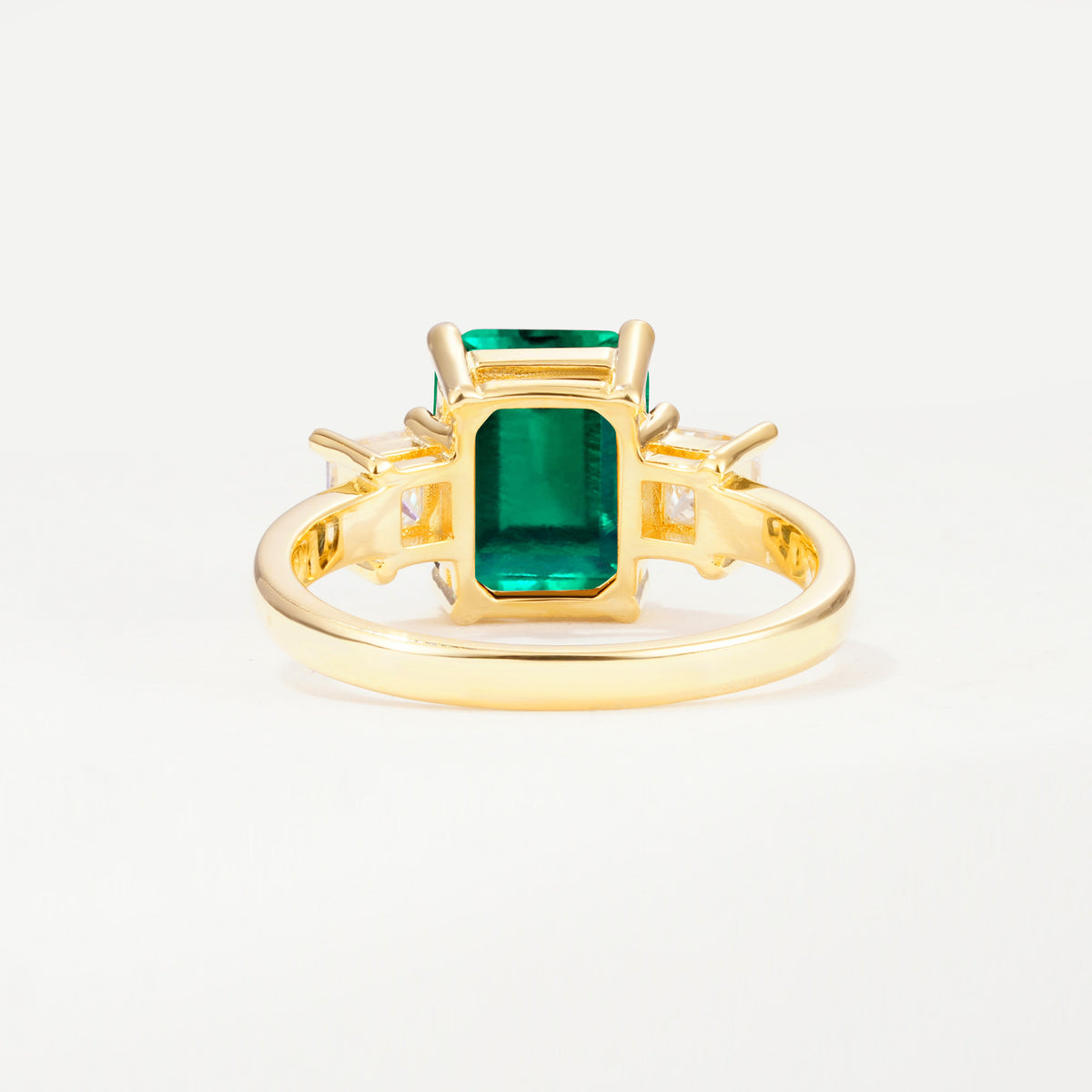 SR12583 Emerald Ring - Additional view