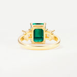 SR12583 Emerald Ring - Additional view