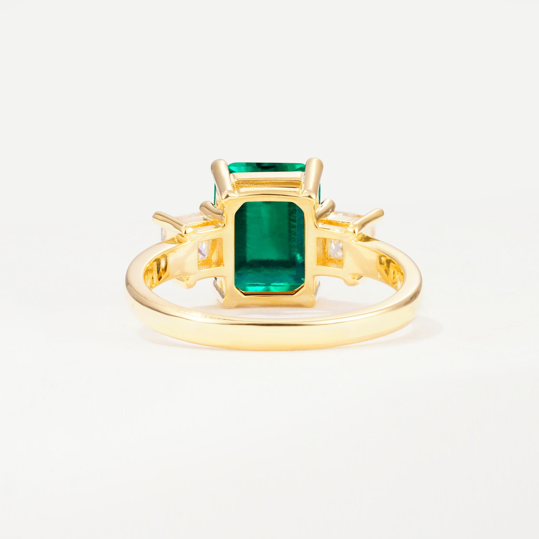 SR12583 Emerald Ring - Additional view