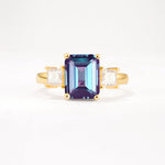 SR12583 Alexandrite Ring - Yellow-Gold