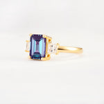 SR12583 Alexandrite Ring - White-Gold