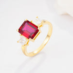 SR12583 Ruby Ring - Additional view