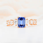 SR12633 Sapphire Ring - Additional view