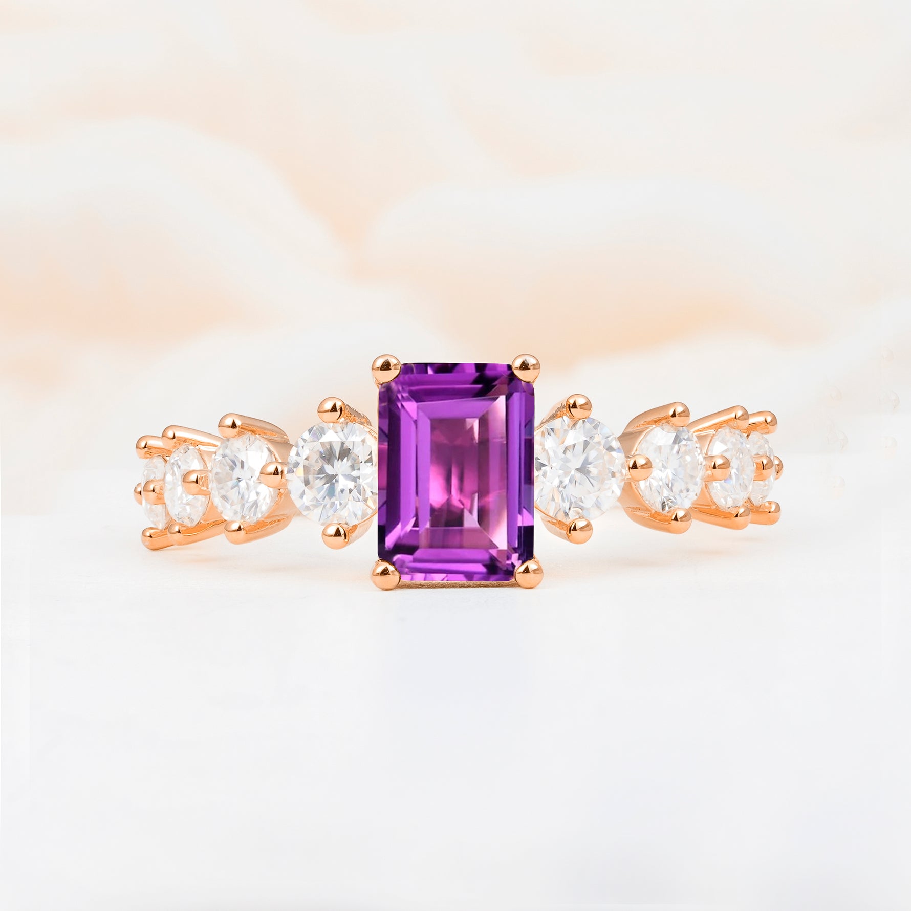 SR12633 Amethyst Ring - Additional view