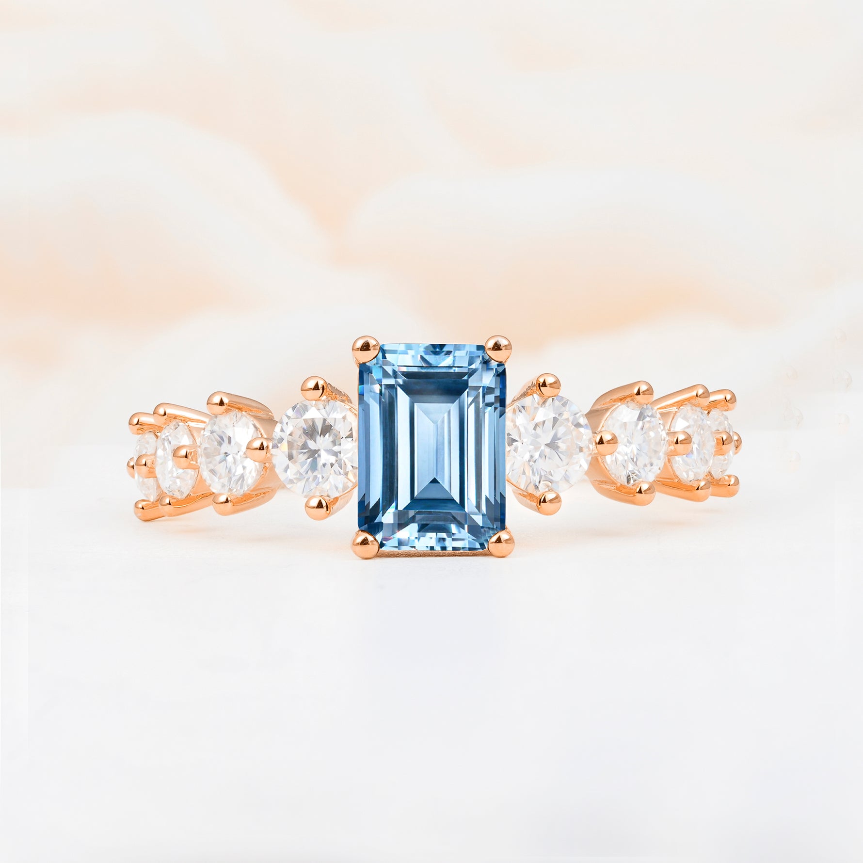 SR12633 Aquamarine Ring - Additional view