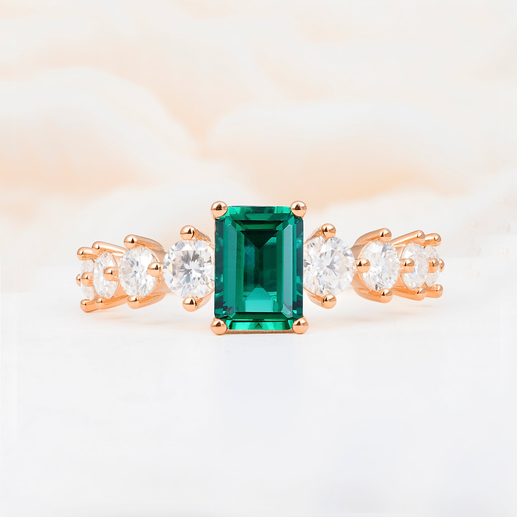 SR12633 Emerald Ring - Additional view