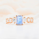 SR12633 Moonstone Ring - Additional view