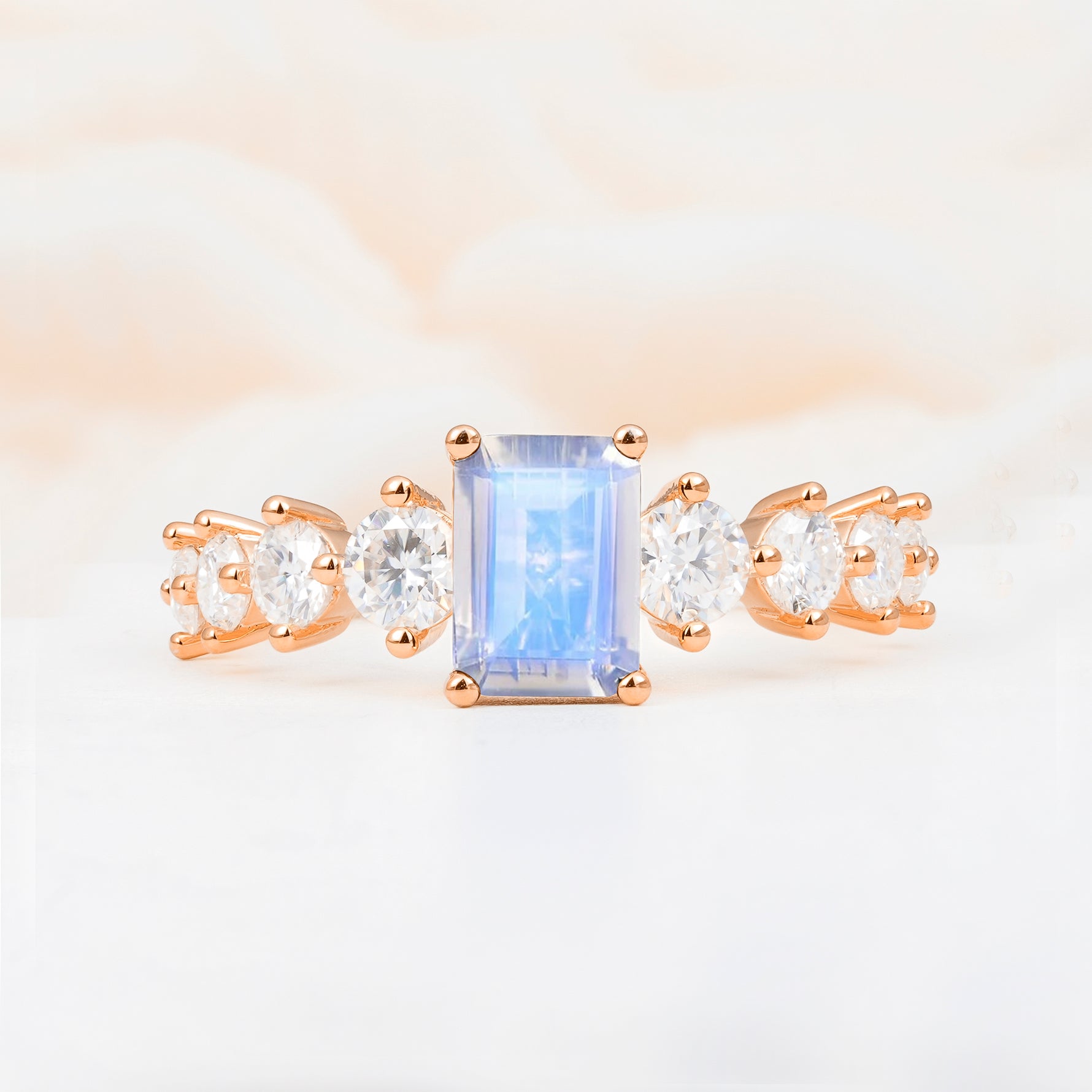 SR12633 Moonstone Ring - Additional view