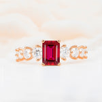 SR12633 Ruby Ring - Additional view