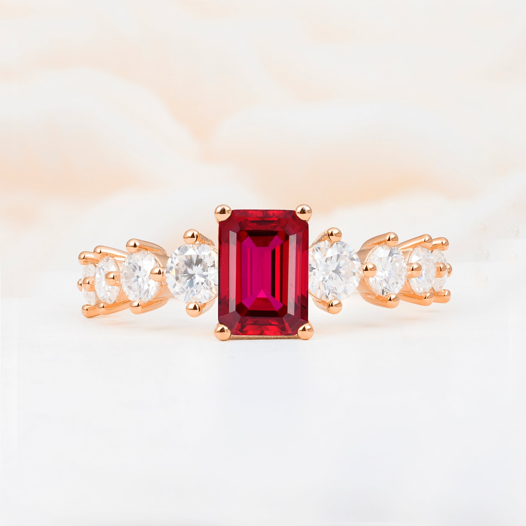 SR12633 Ruby Ring - Additional view