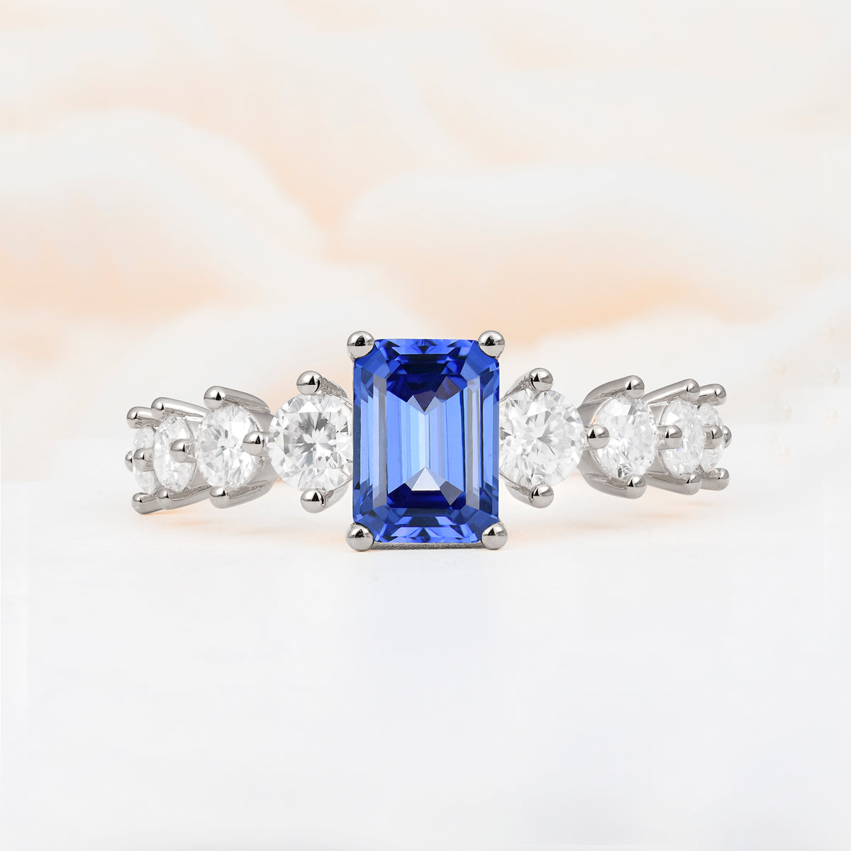 SR12633 Sapphire Ring - Additional view