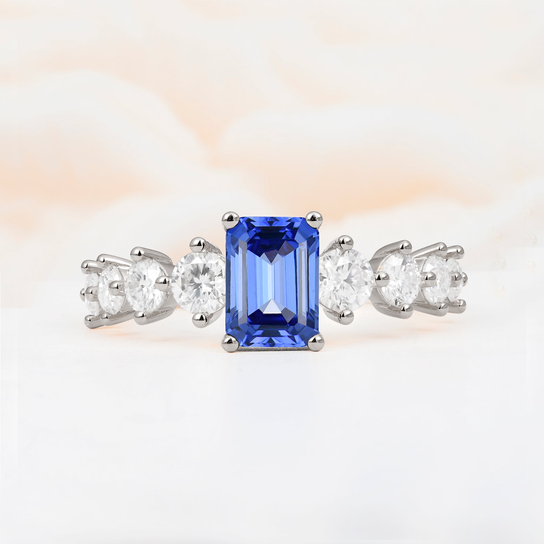 SR12633 Sapphire Ring - Additional view