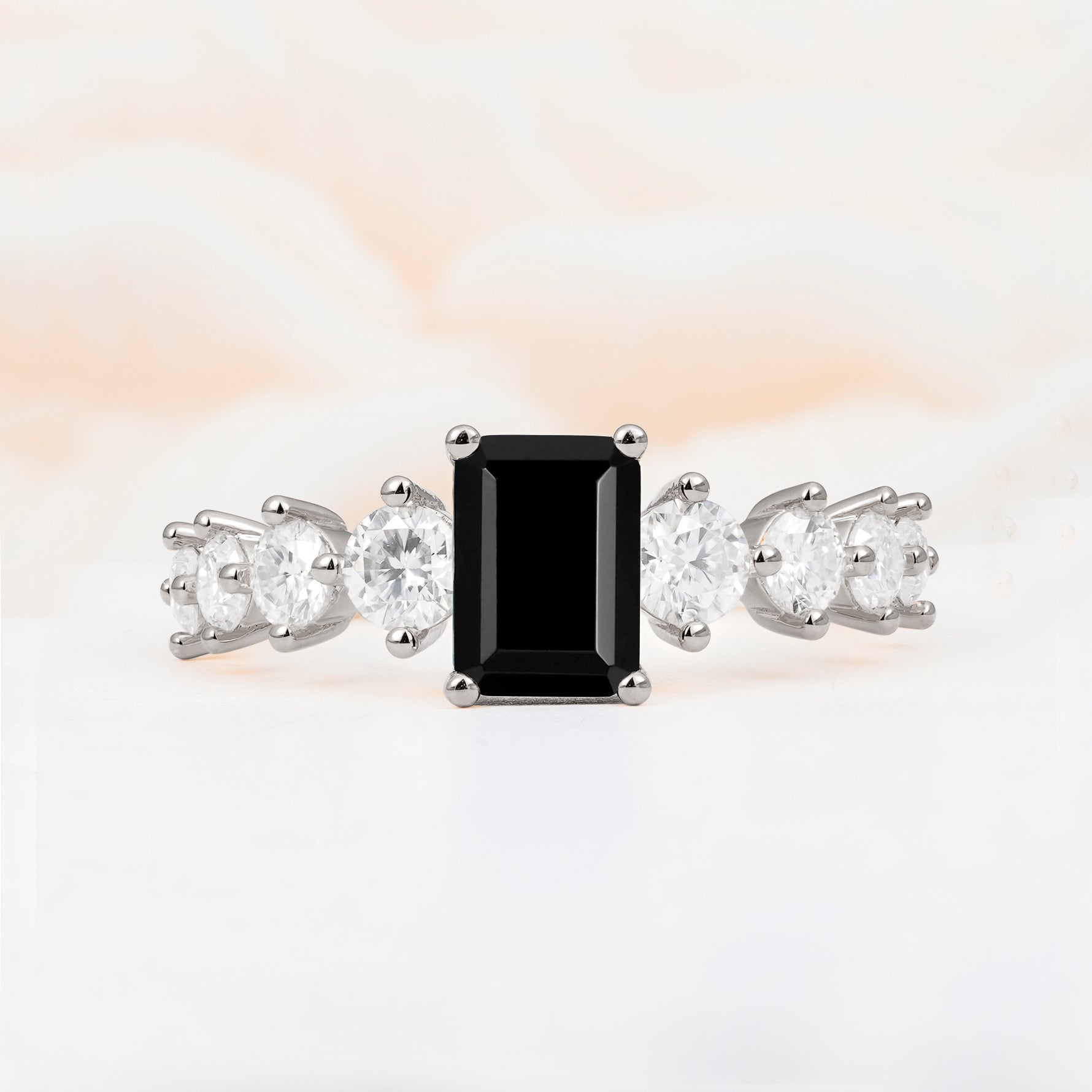 SR12633 Black Onyx Ring - Additional view