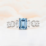 SR12633 Aquamarine Ring - Additional view