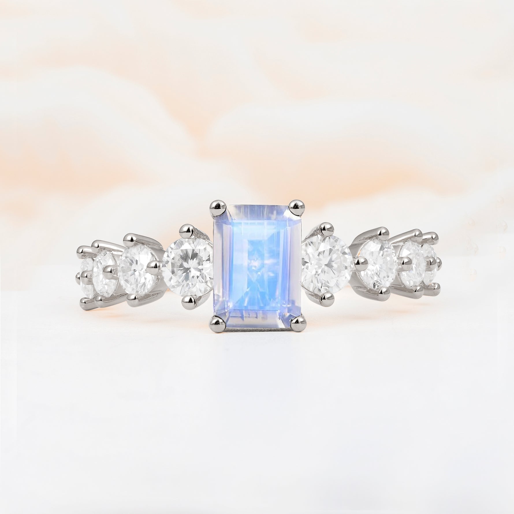 SR12633 Moonstone Ring - Additional view