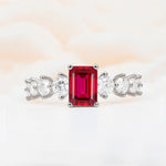 SR12633 Ruby Ring - Additional view