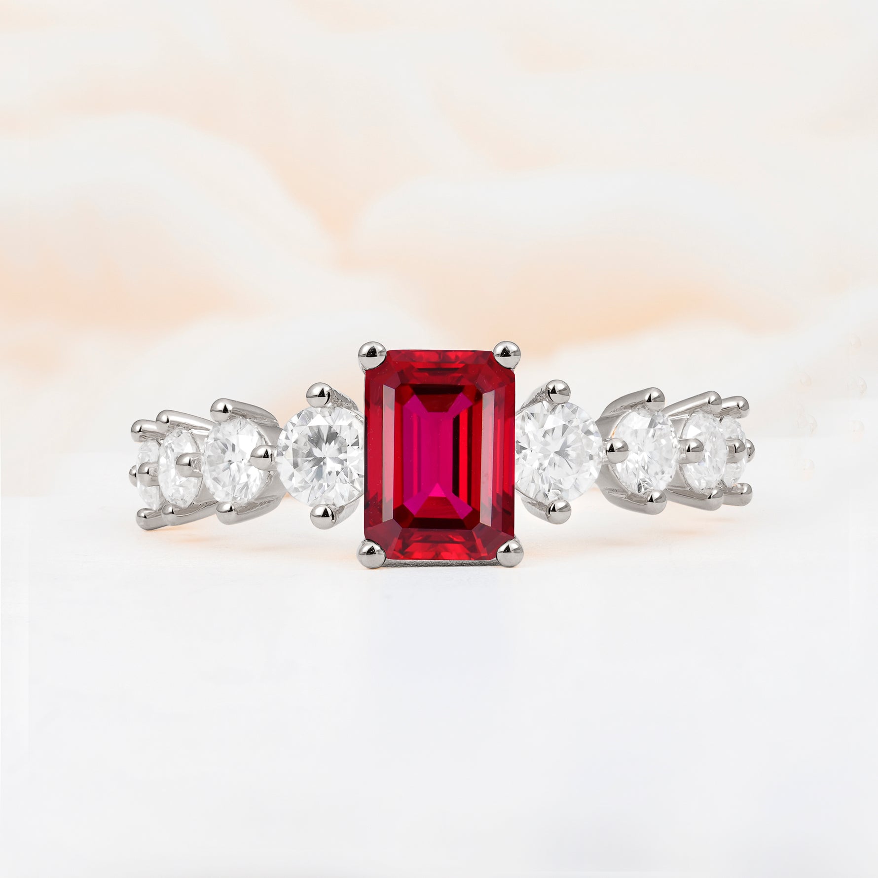 SR12633 Ruby Ring - Additional view